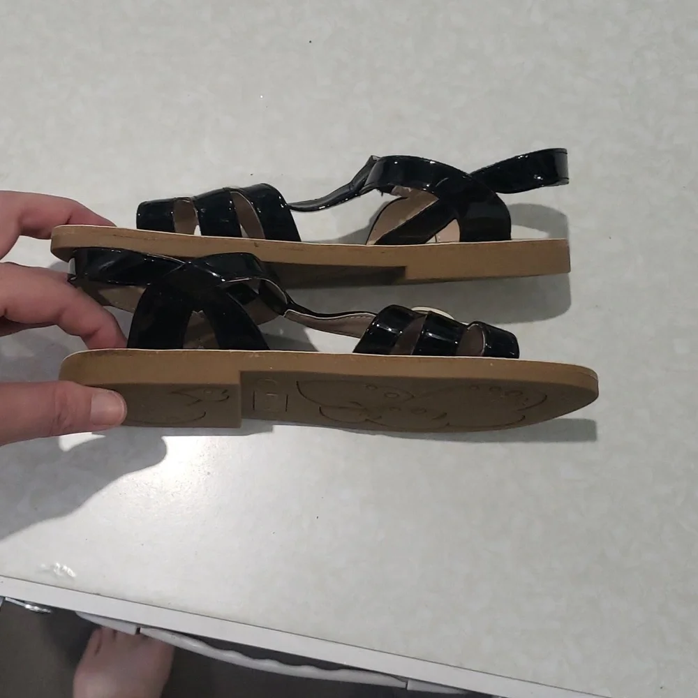 Black Gymboree Size3‎ Sandals